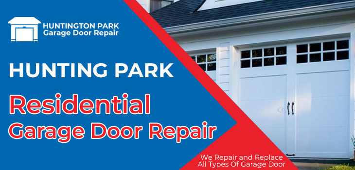 residential garage door repair in Huntington Park